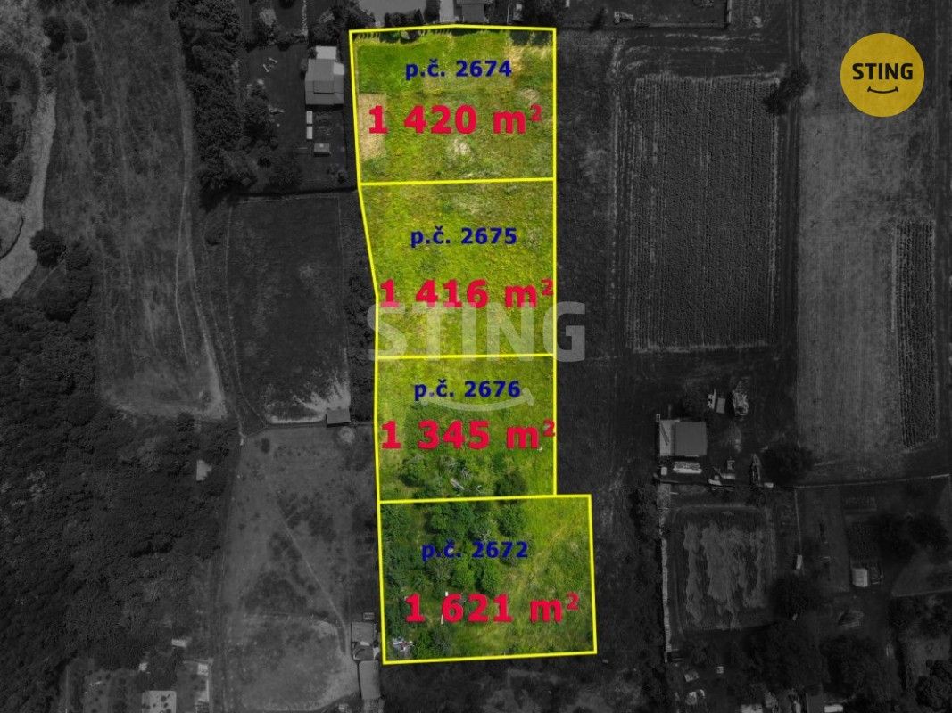 Prodej pozemek pro bydlení - Šubířov, 2 836 m² - 2
