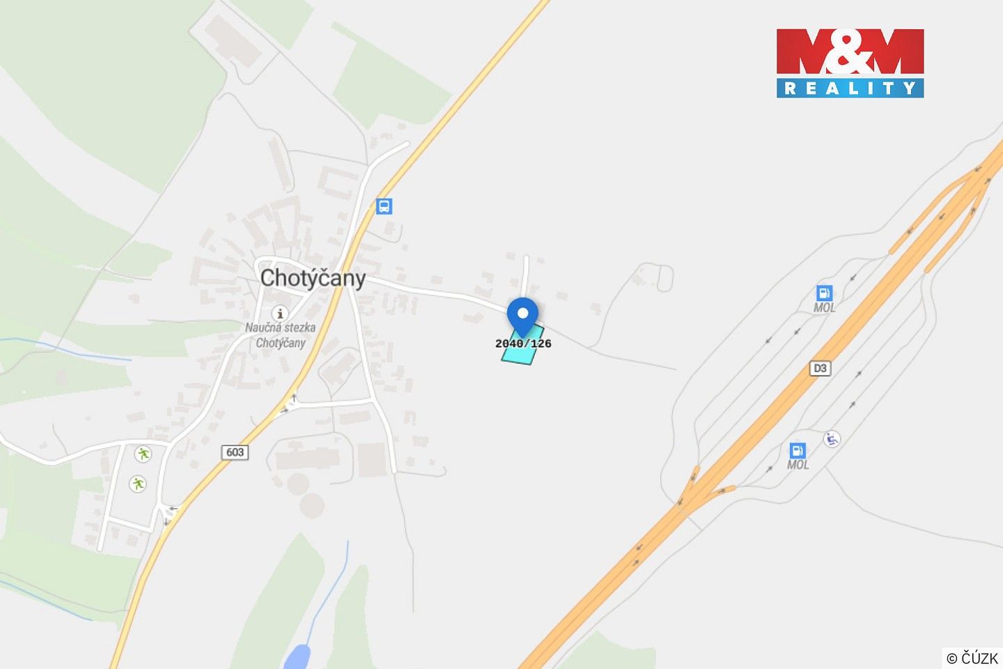 Pozemky pro bydlení, Chotýčany, okres České Budějovice, Jihočeský kraj - 2