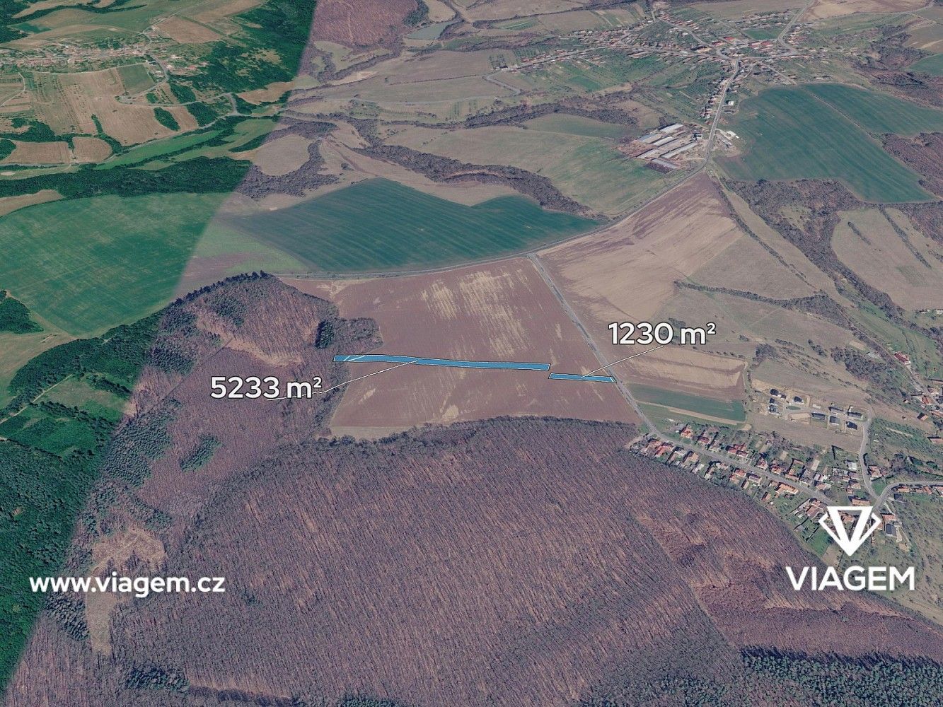 Zemědělské pozemky, Dobrkovice, okres Zlín, Zlínský kraj