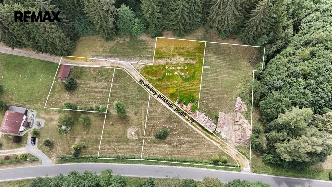 Pozemky pro bydlení, Borušov, 990 m²