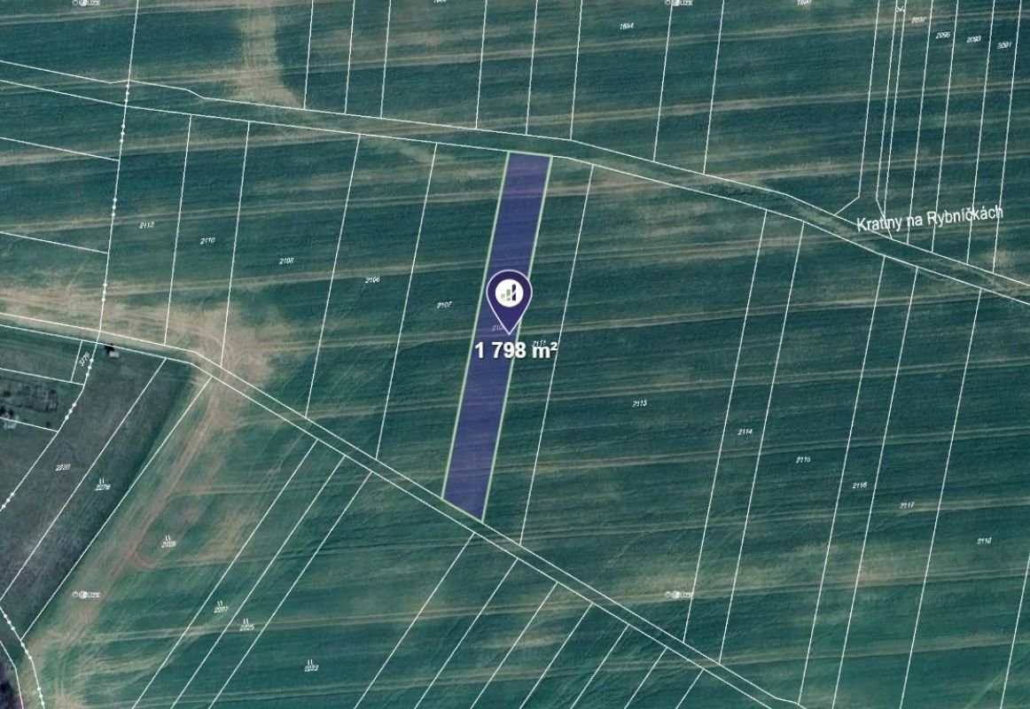 Zemědělské pozemky, Vrbka, 1 798 m² - 1