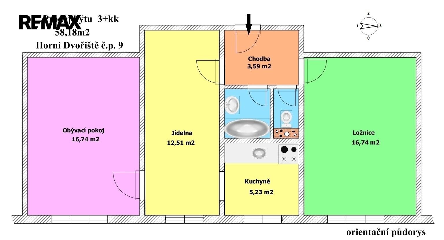 3+kk, Horní Dvořiště, 60 m² - 2