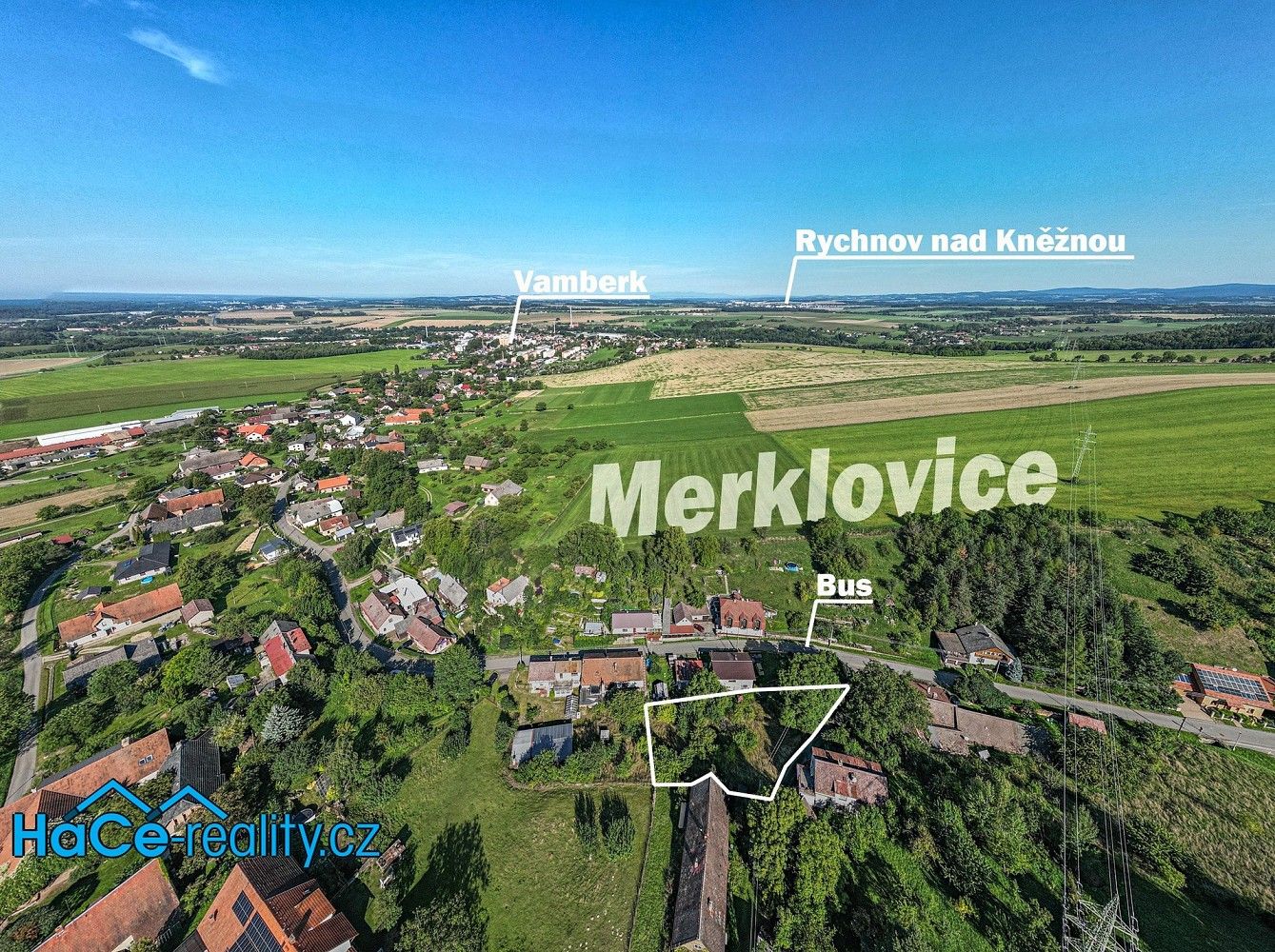 Pozemek pro bydlení · Vamberk - Merklovice, okres Rychnov nad Kněžnou - 4