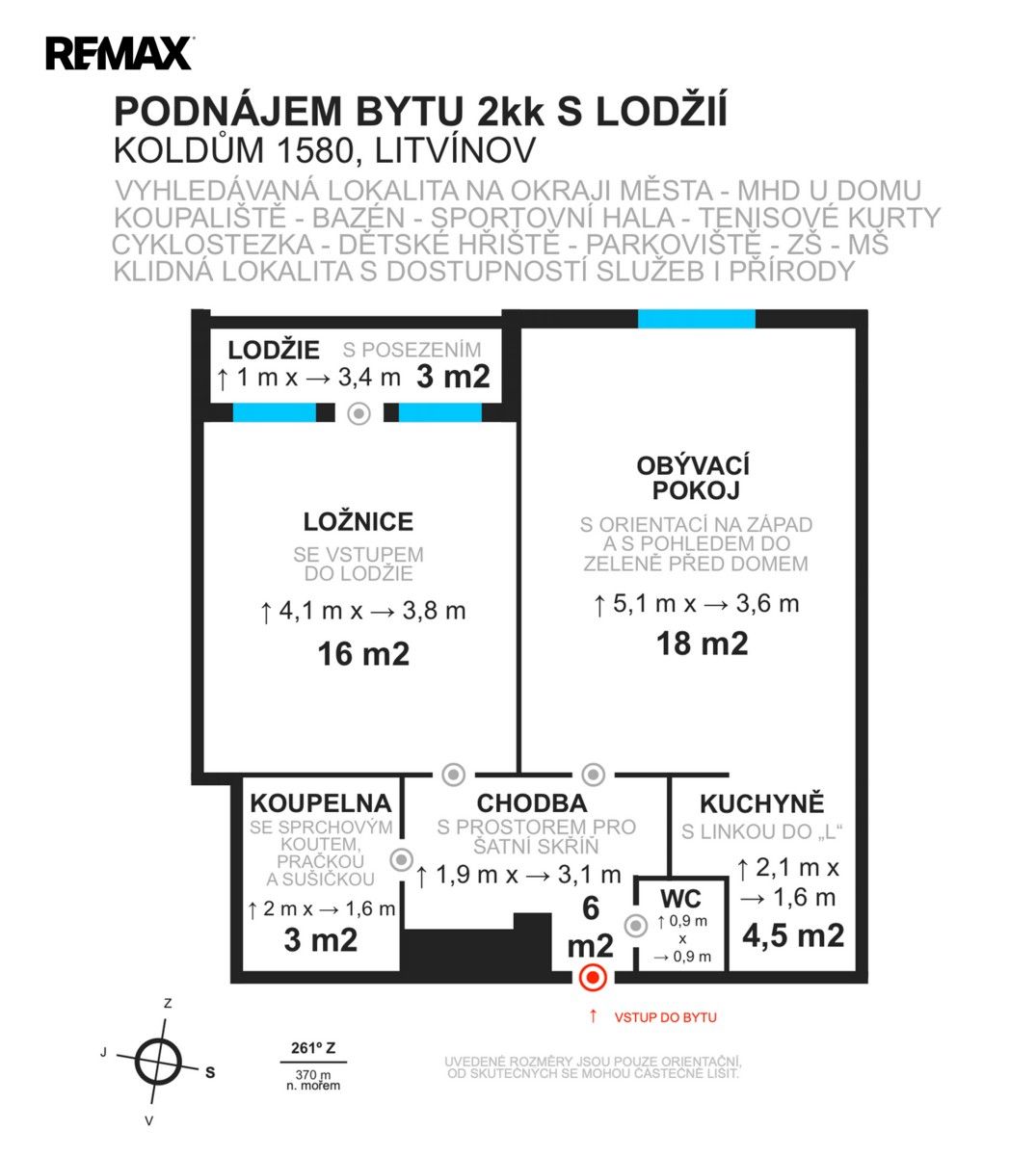 Byt 2+kk · 49 m² · Koldům 1580, Litvínov Horní Litvínov - 4