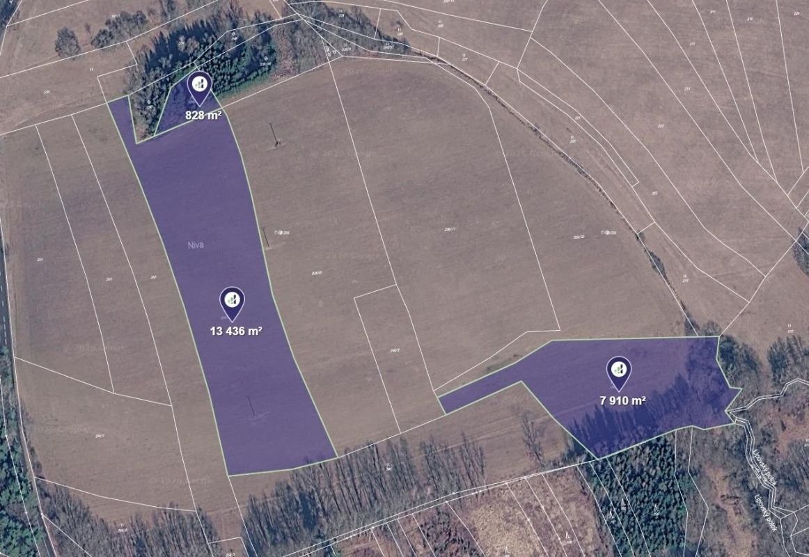 Zemědělské pozemky, Lipová, 22 174 m² - 1