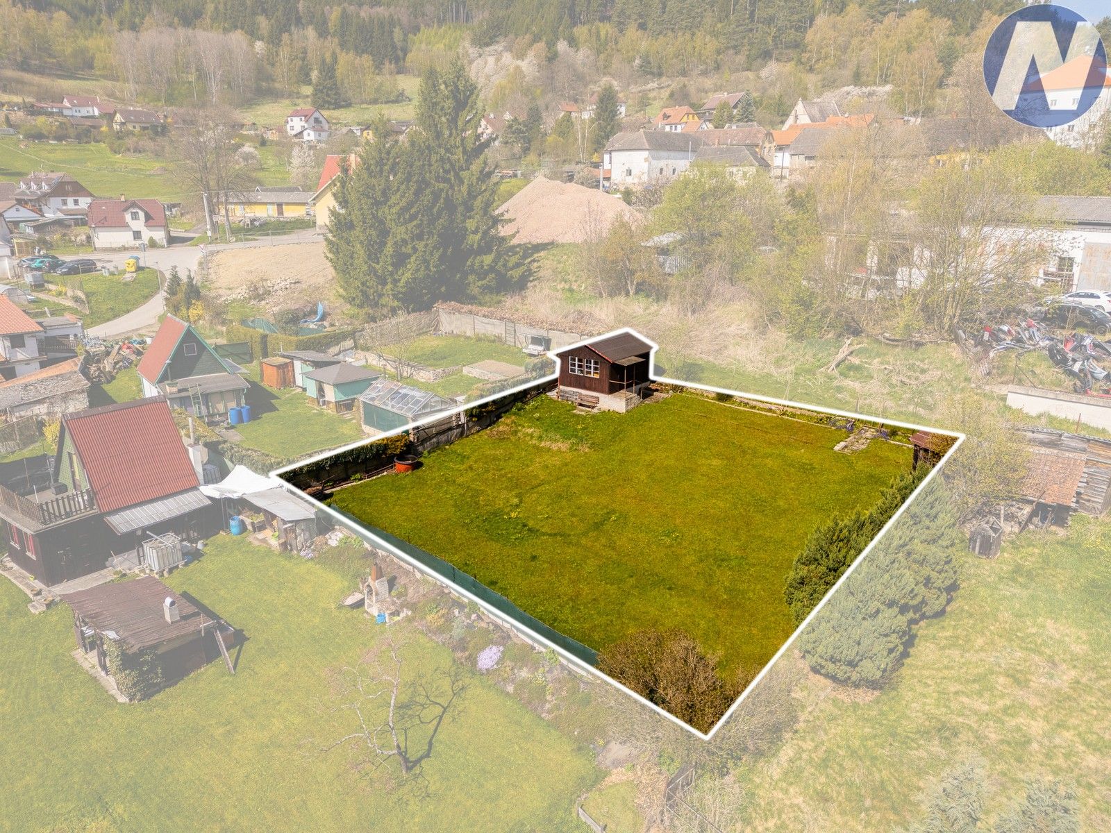 Zahrady, Větřní, 503 m² - 1