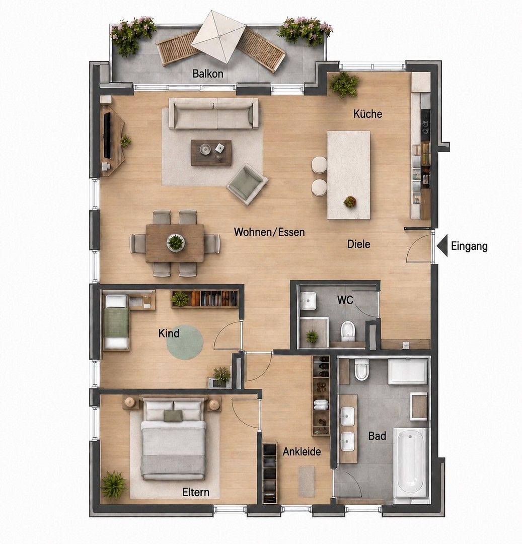 3+kk, Olgastr. 7, , Bádensko-Württembersko, 113 m² - 2