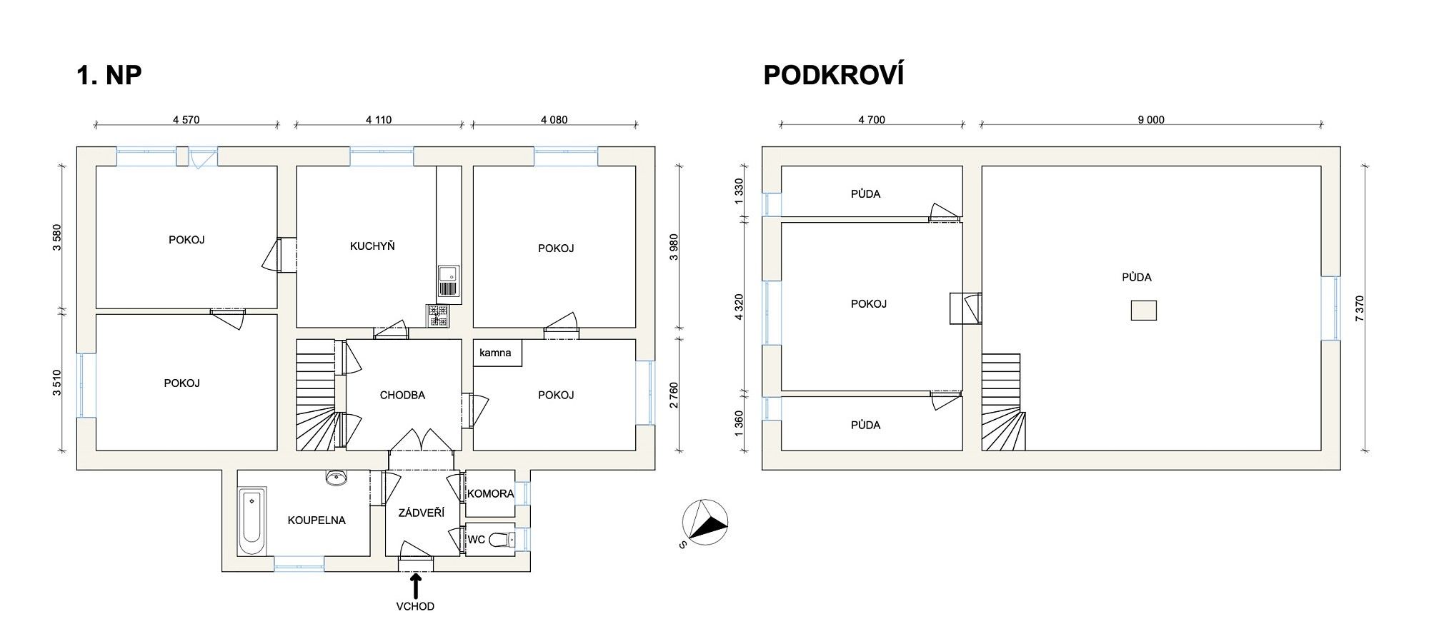 Rodinné domy, Horní Bludovice - Prostřední Bludovice, okres Karviná, 130 m² - 2