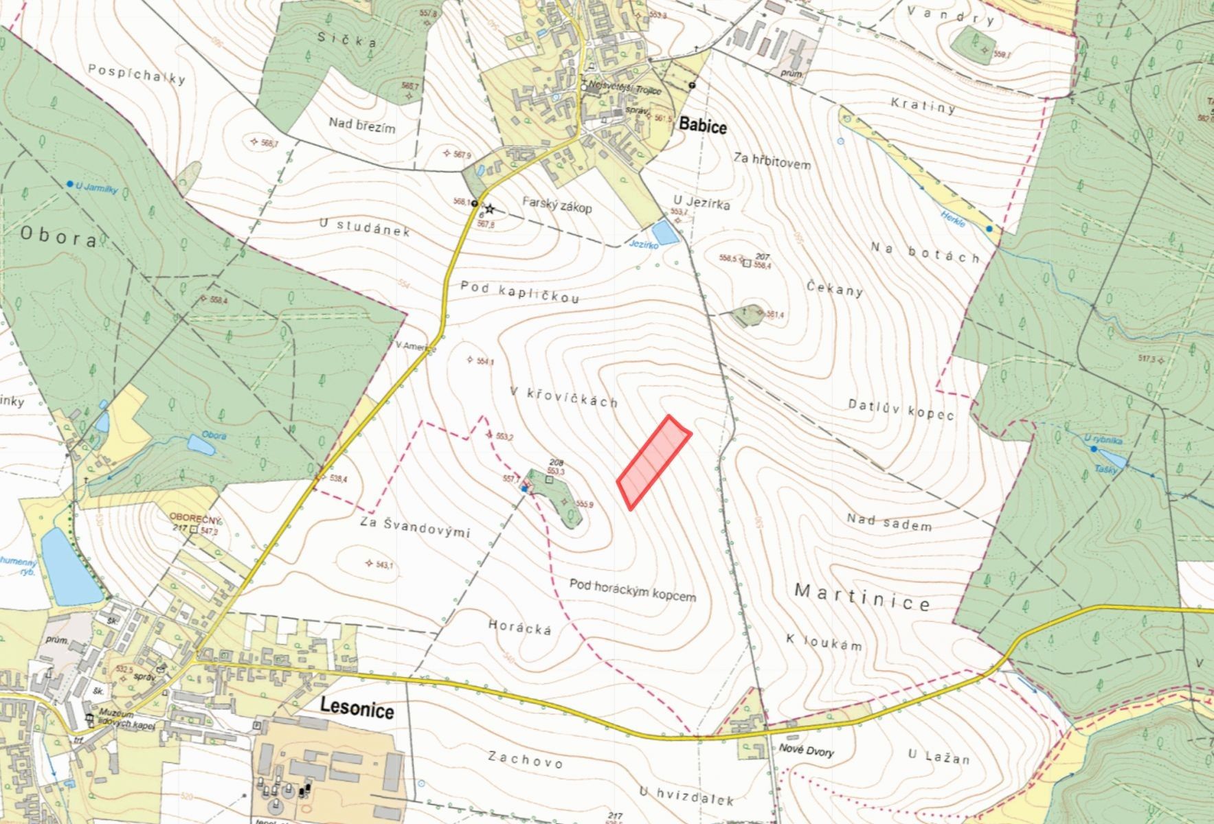 Prodej zemědělský pozemek - Babice - 2