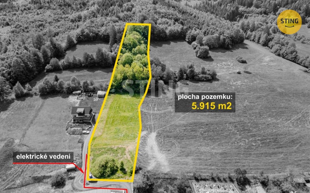 Prodej pozemek pro bydlení - Janišov, Vsetín, 5 915 m²
