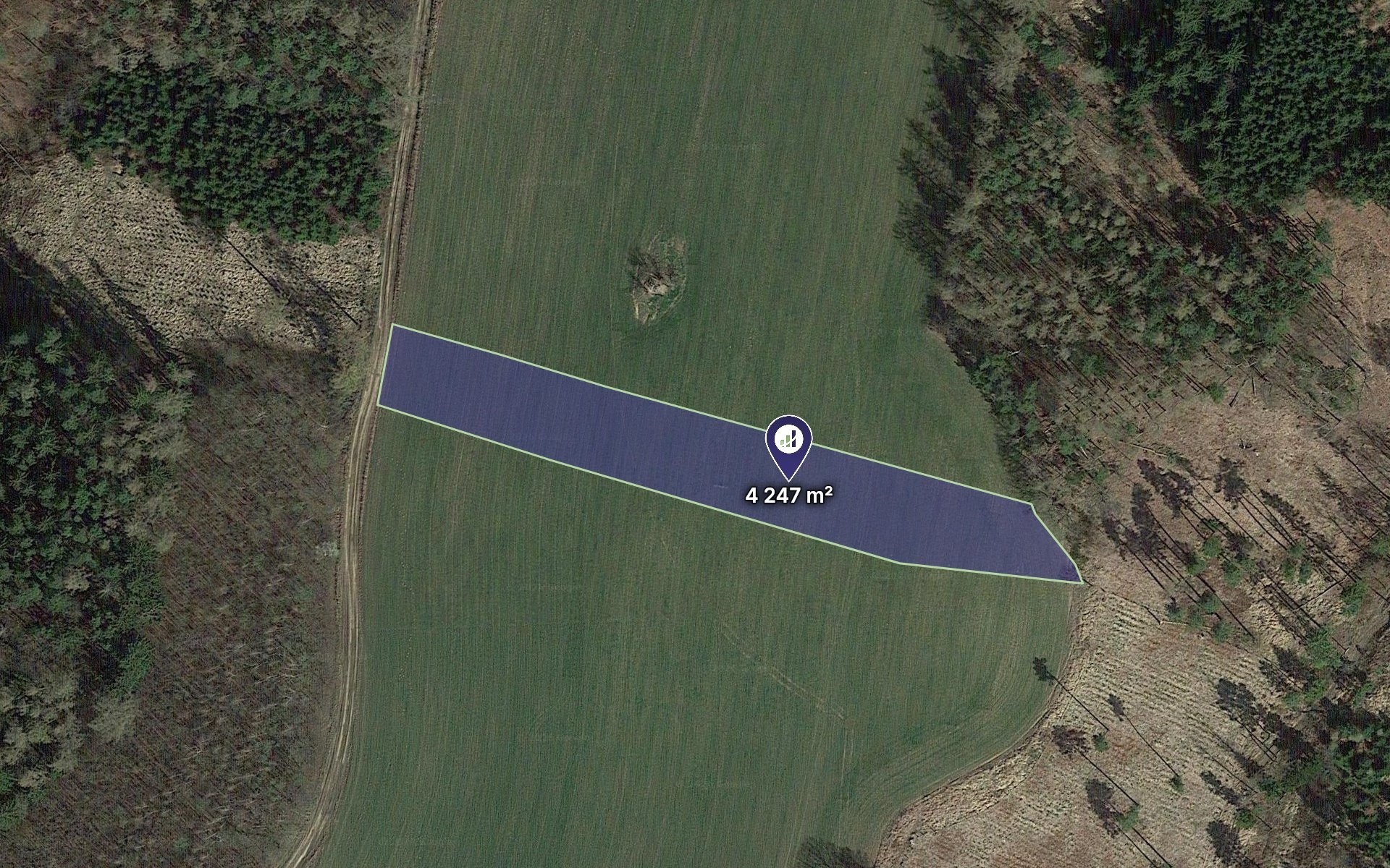 Zemědělský pozemek, 1 062 m²