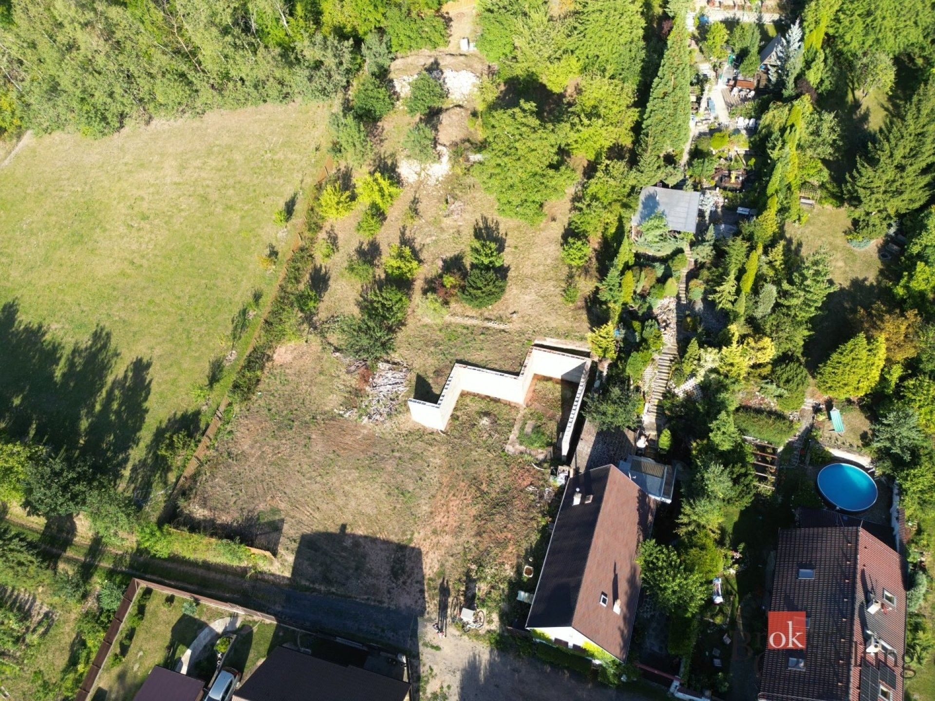 Pozemky pro bydlení, Ročov, 3 551 m² - 1