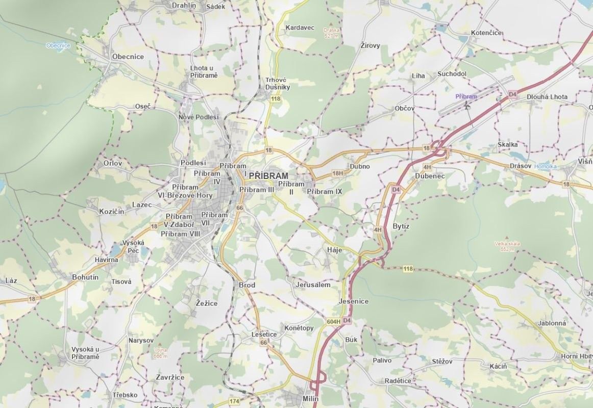 Zahrada · 1 669 m² · Příbram - 3