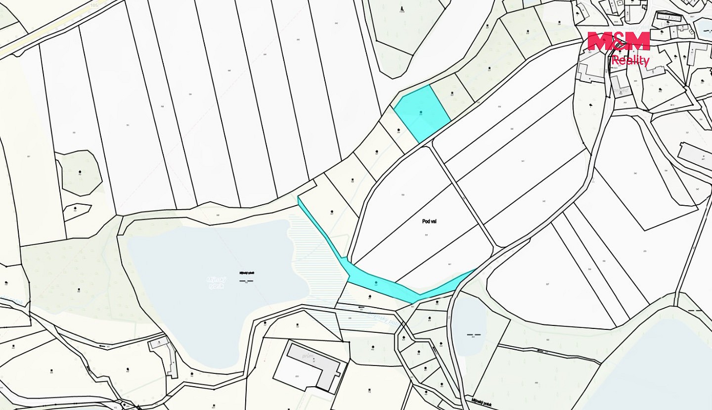 Prodej louka - Petrovice - Žemličkova Lhota, okres Příbram - 5