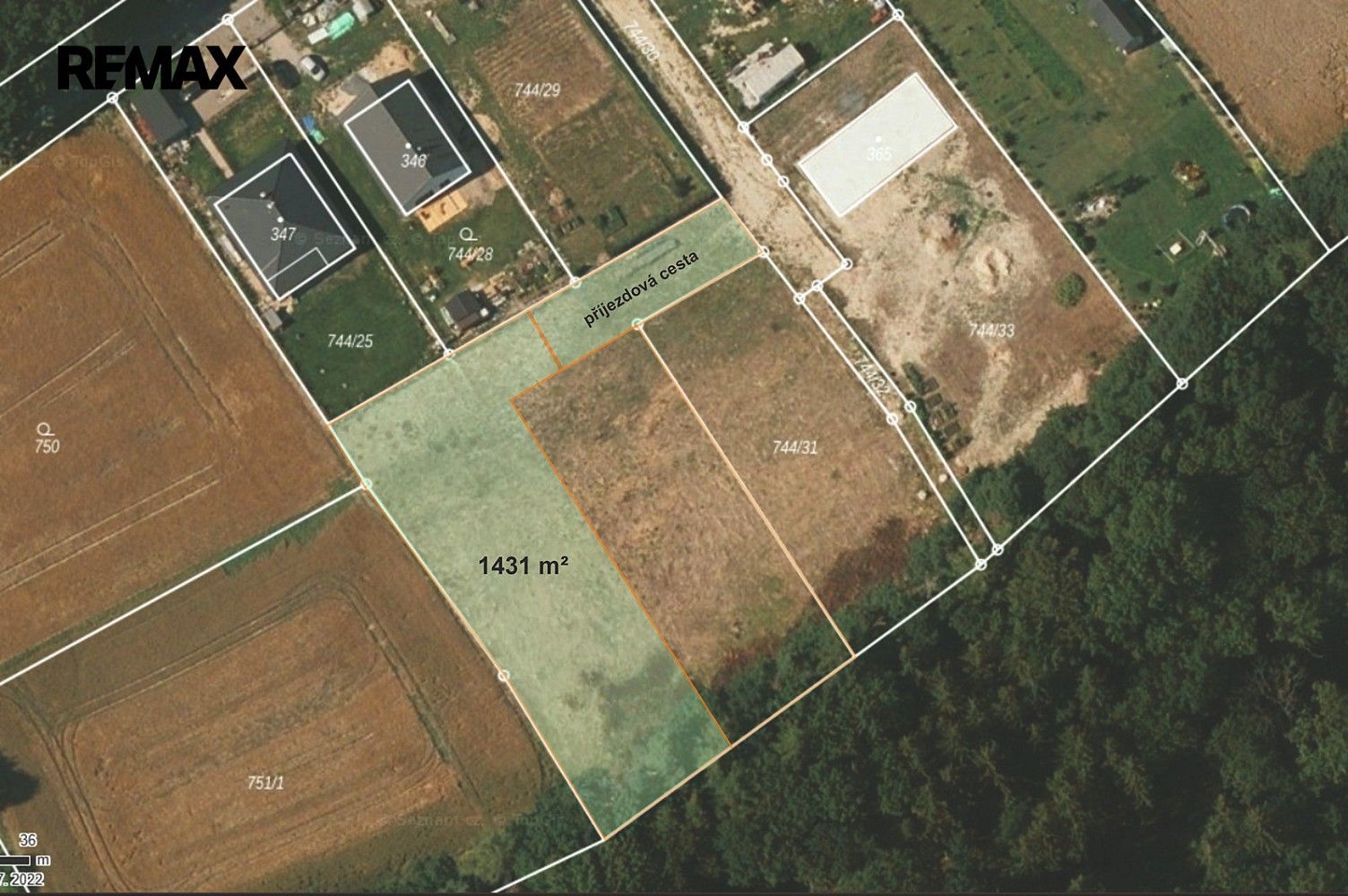 Pozemky pro bydlení, Hradečno, okres Kladno - 1