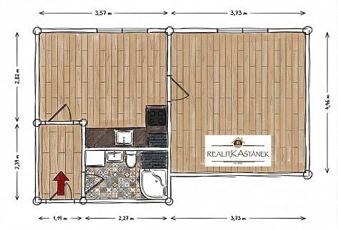 Byt 2+kk · 36 m² · Liberec - Liberec XIV-Ruprechtice, Liberecký kraj - 3