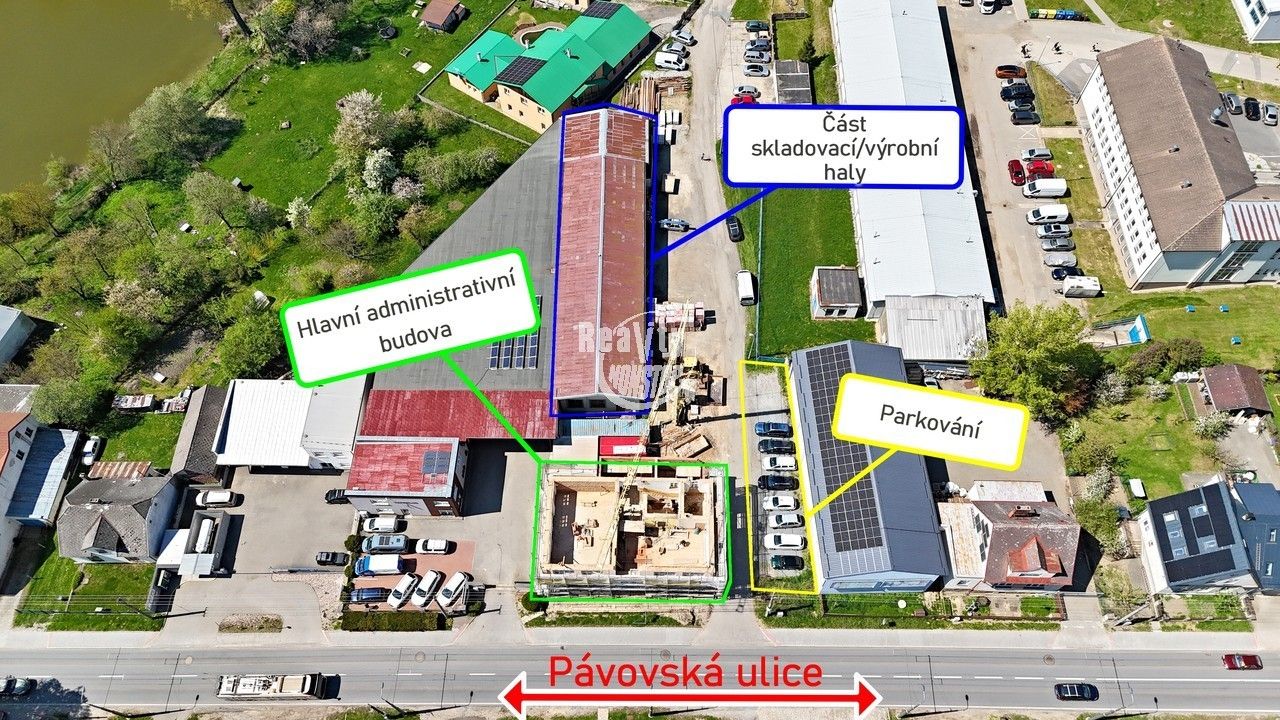 Pronájem kancelář - Pávovská, Jihlava, 539 m²