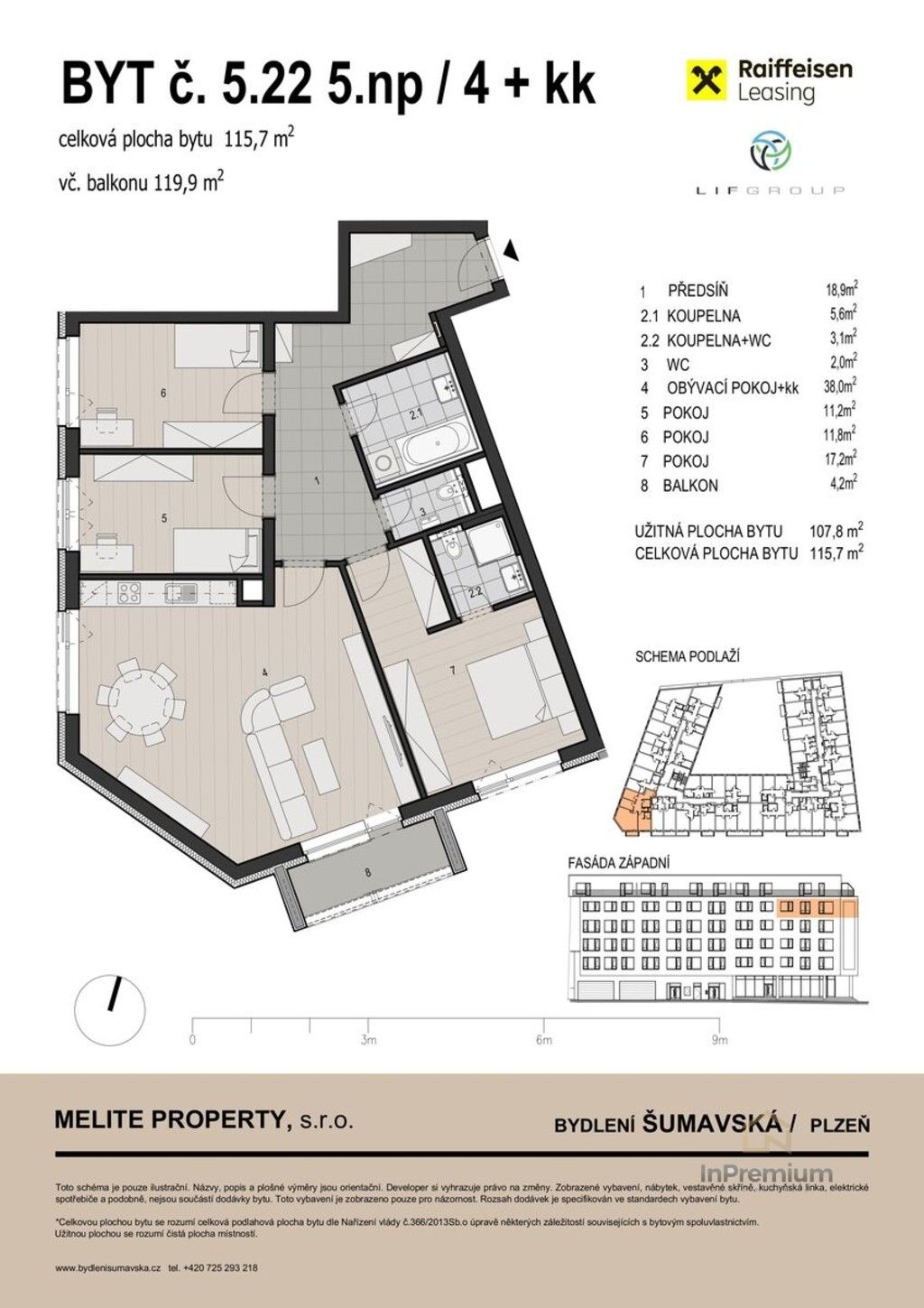 Prodej byt 4+kk - Plzeň, 108 m² - 5