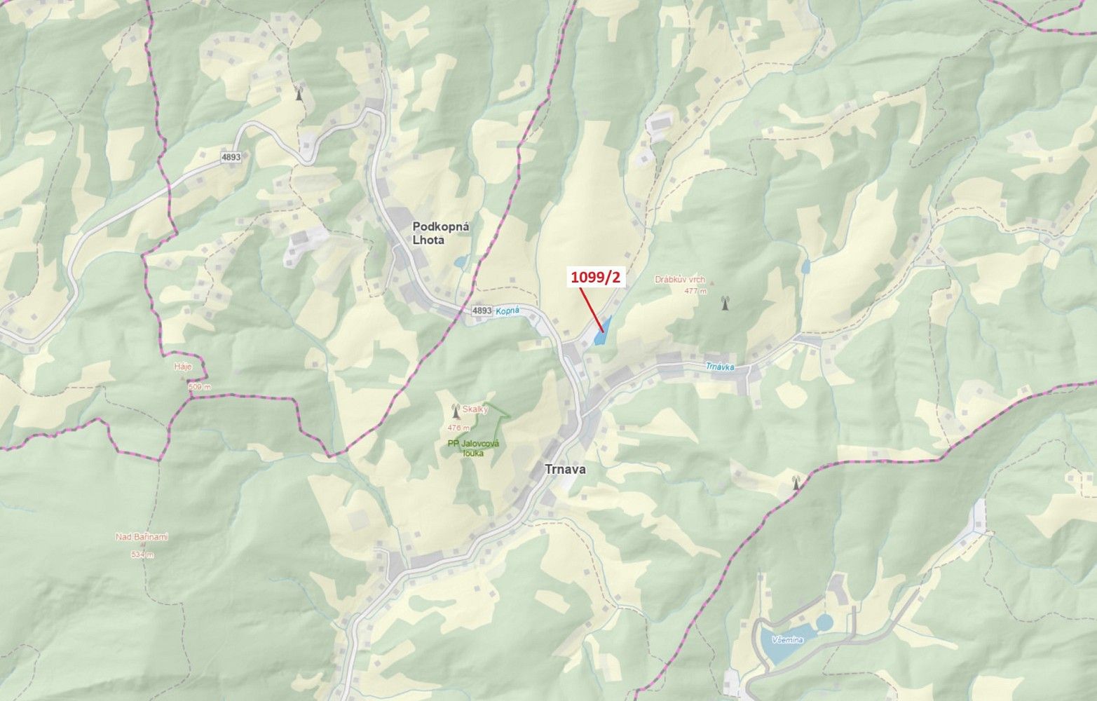 Prodej les - Trnava, okres Zlín, Zlínský kraj - 1