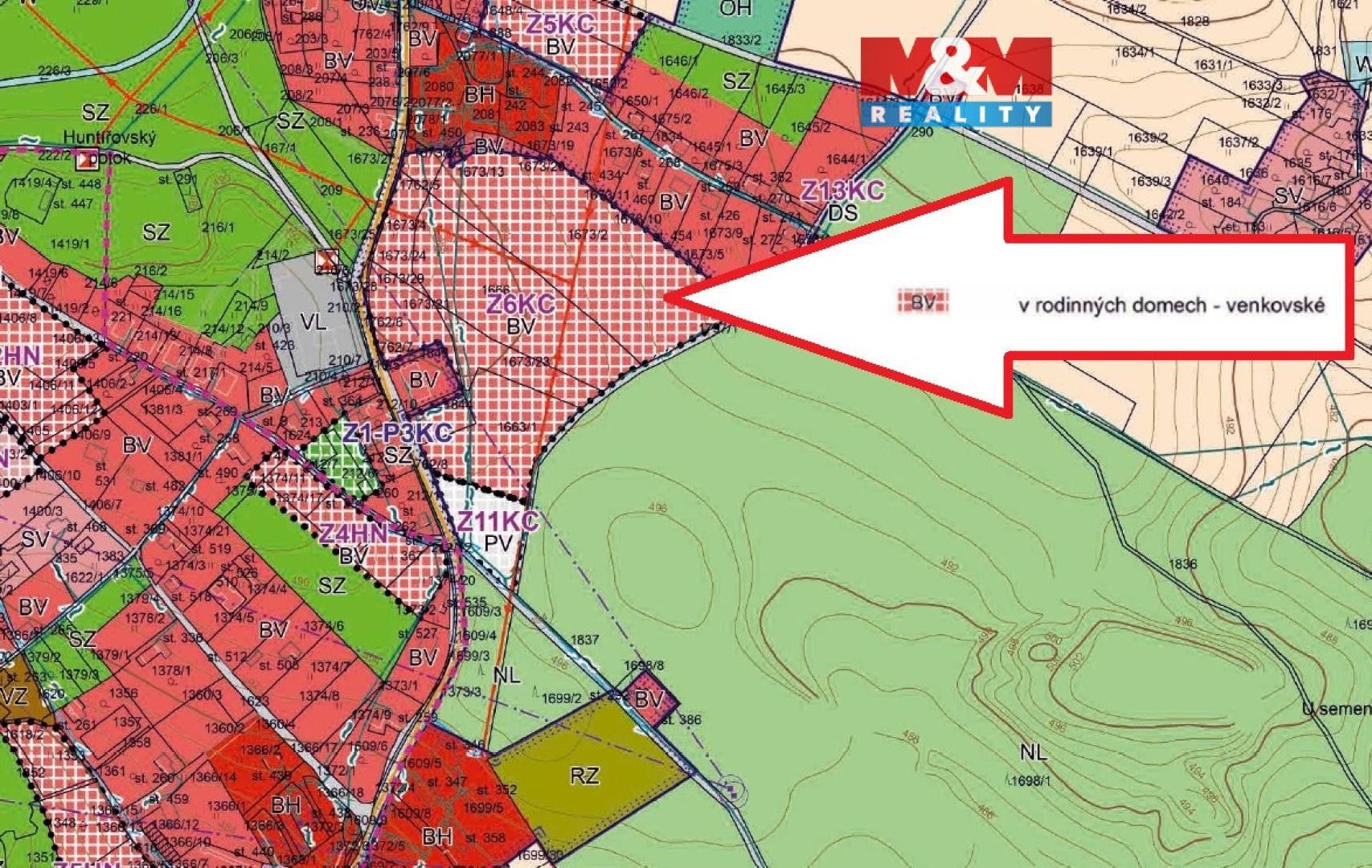 Pozemky pro bydlení, Kocléřov, Vítězná