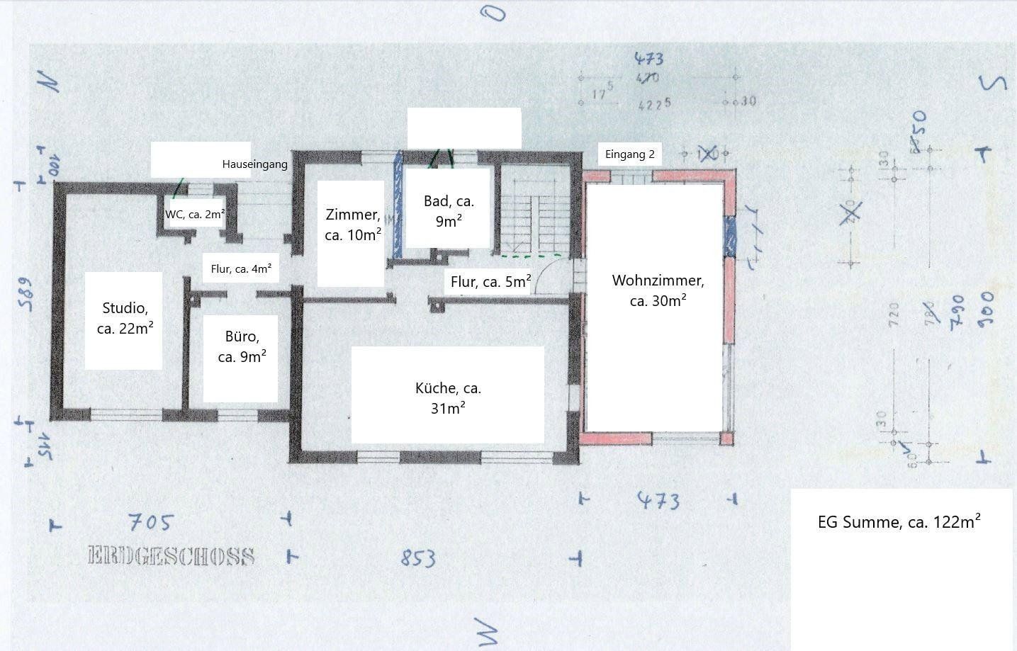 Rodinné domy, Sandbergstraße 11, , Bavorsko, 190 m² - 2