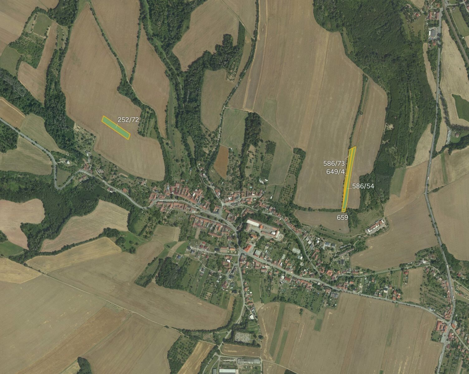 Zemědělské pozemky, Sebranice