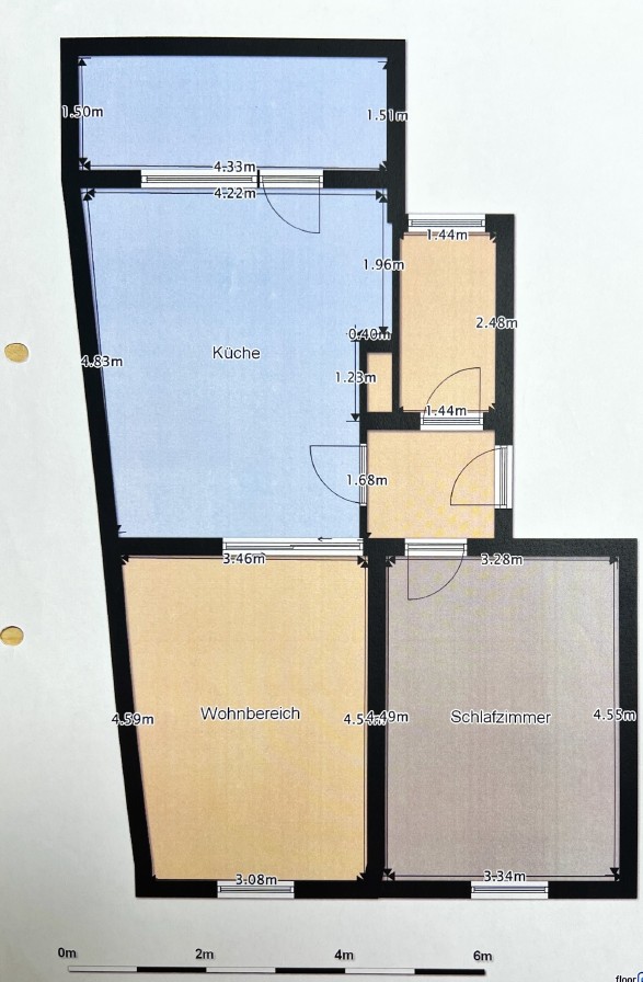 3+1, Lister Kirchweg 100, , Dolní Sasko, 60 m² - 2