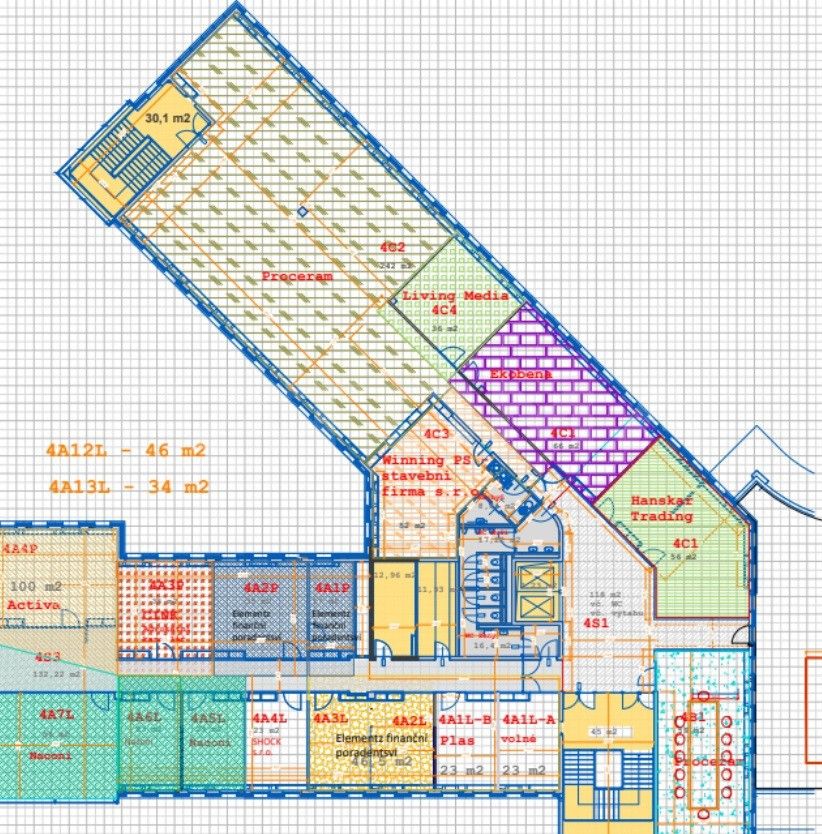 Obchodní prostory · 242 m² · Šafránkova, Praha - 3