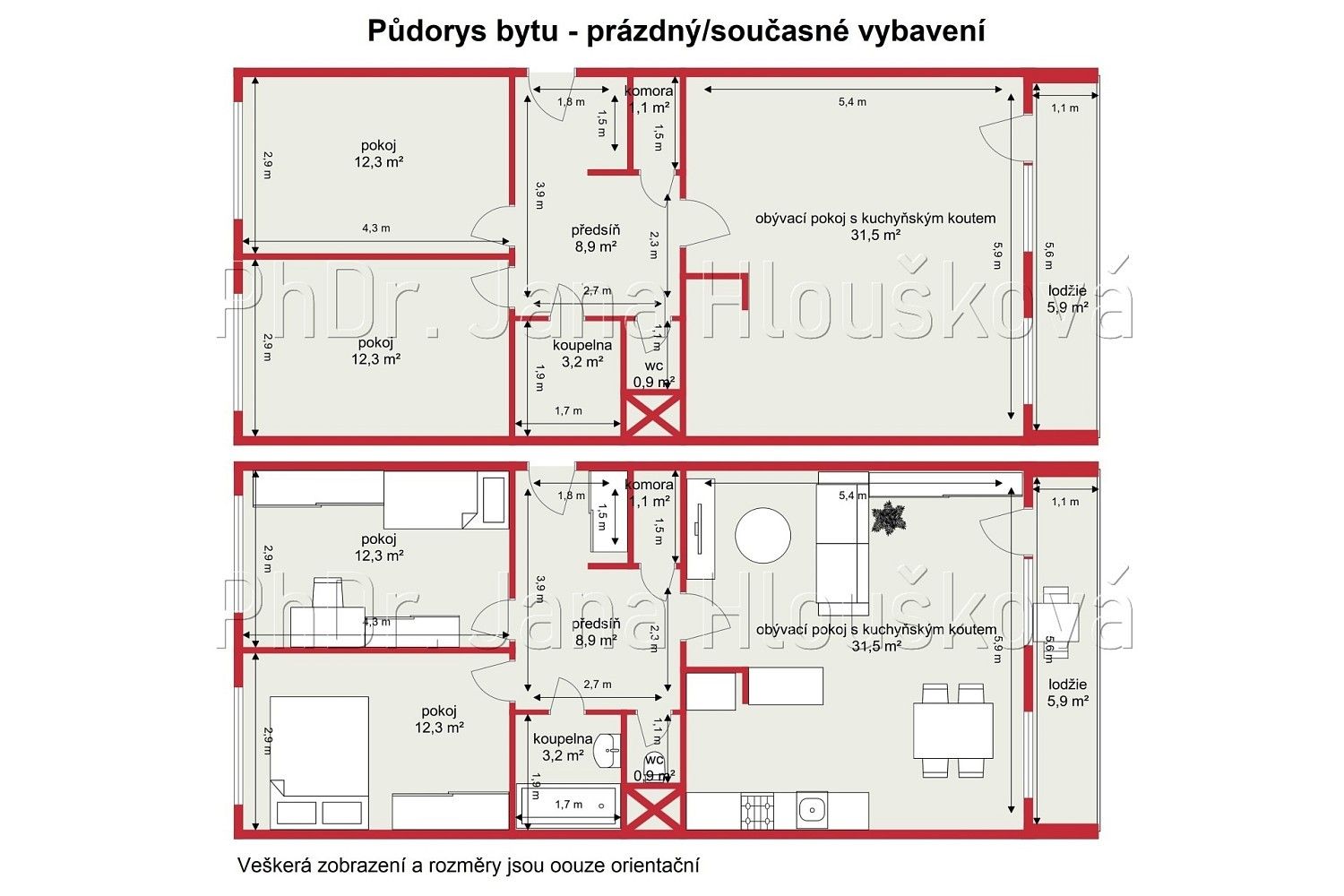 3+kk, Praha - Modřany, okres Praha 12, Hlavní město Praha, 68 m² - 2