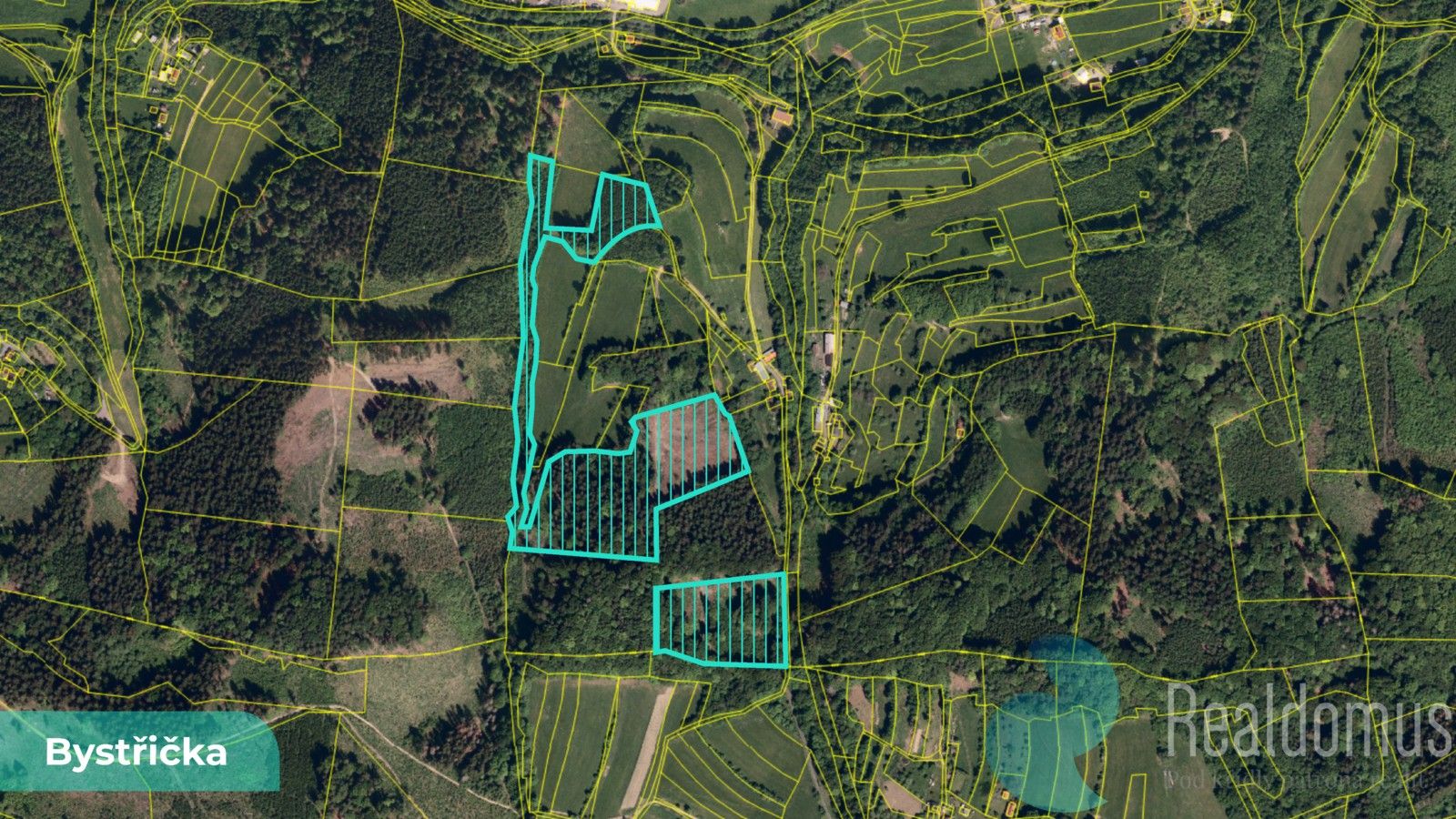 Lesy, Bystřička, 16 784 m²