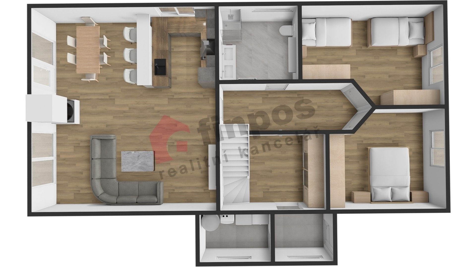 Rodinné domy, Načeradec Olešná, 214 m² - 2