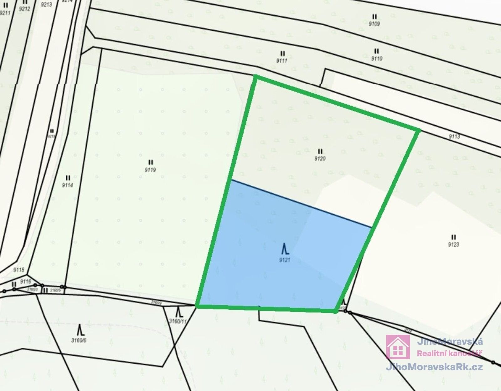 Lesy, Klobouky u Brna, 4 858 m²