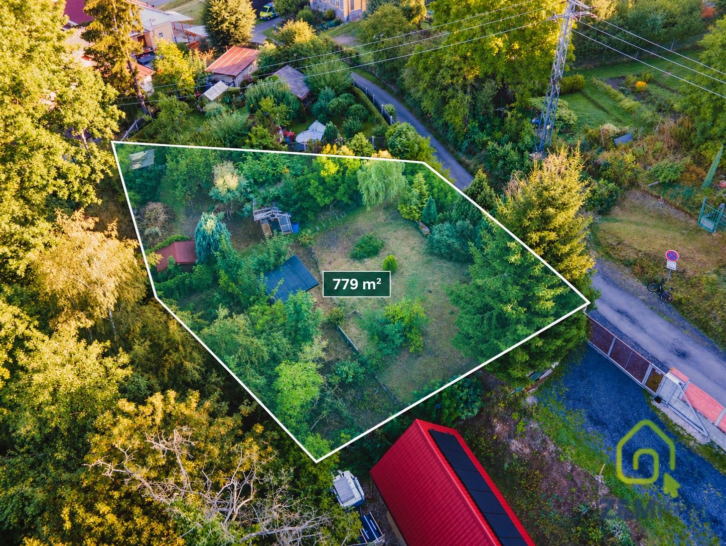 Zahrady, Těšovice, 779 m² - 2