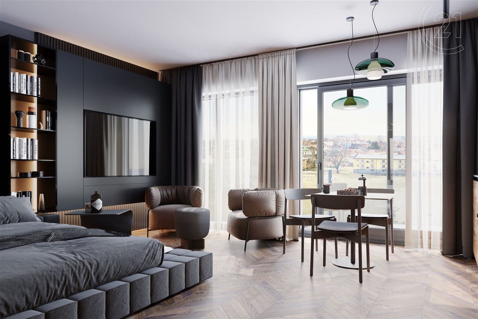 1+kk, Gajdošova, Brno, 50 m²