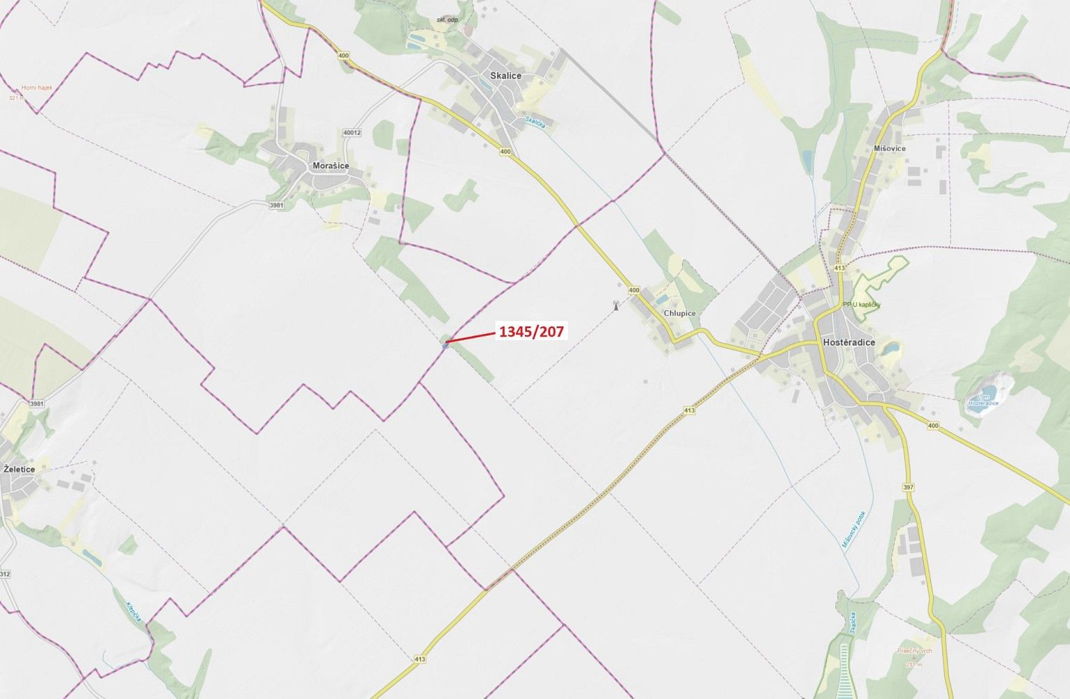 Les, 1 049 m²
