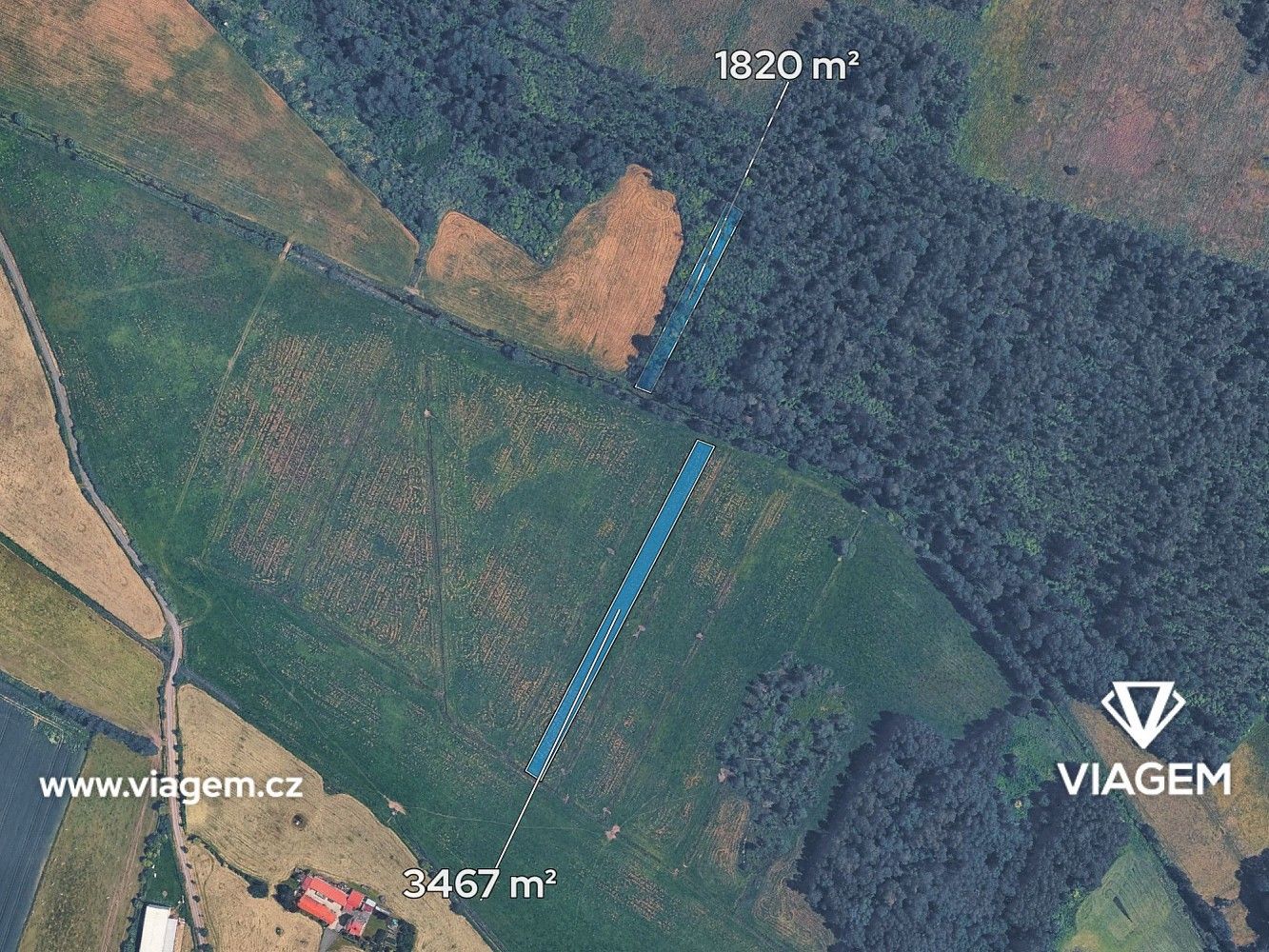 Zemědělské pozemky, Borkovice, okres Tábor, Jihočeský kraj - 2