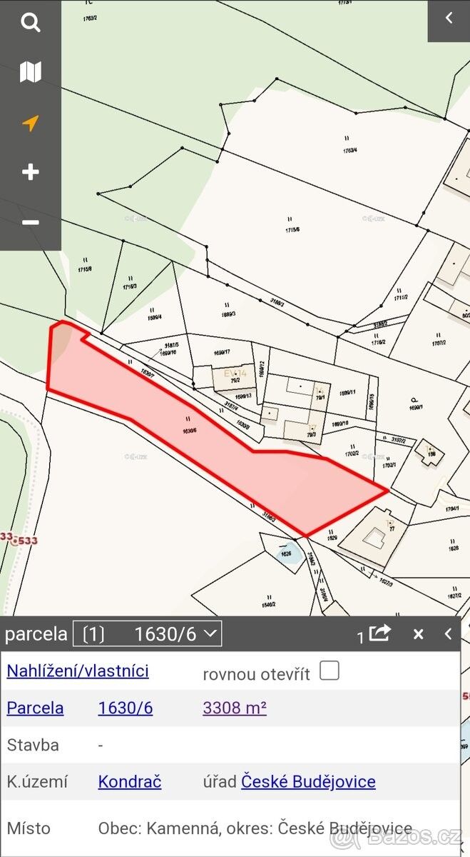 Pozemky pro bydlení, České Budějovice, 370 06