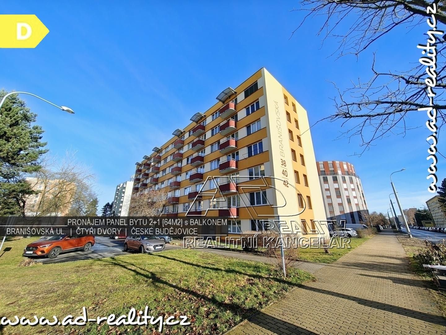 2+1, Branišovská, České Budějovice, 61 m²