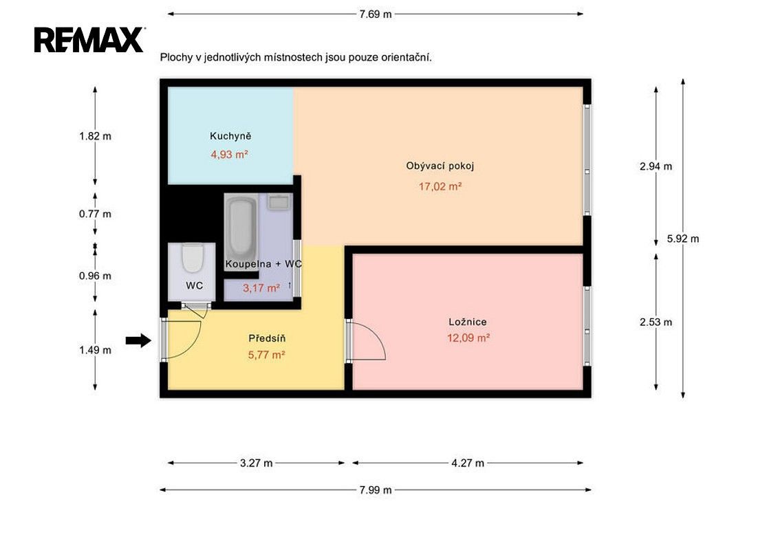 Byt 2+kk · 44 m² · Nad přehradou, Praha 10 - Horní Měcholupy - 4