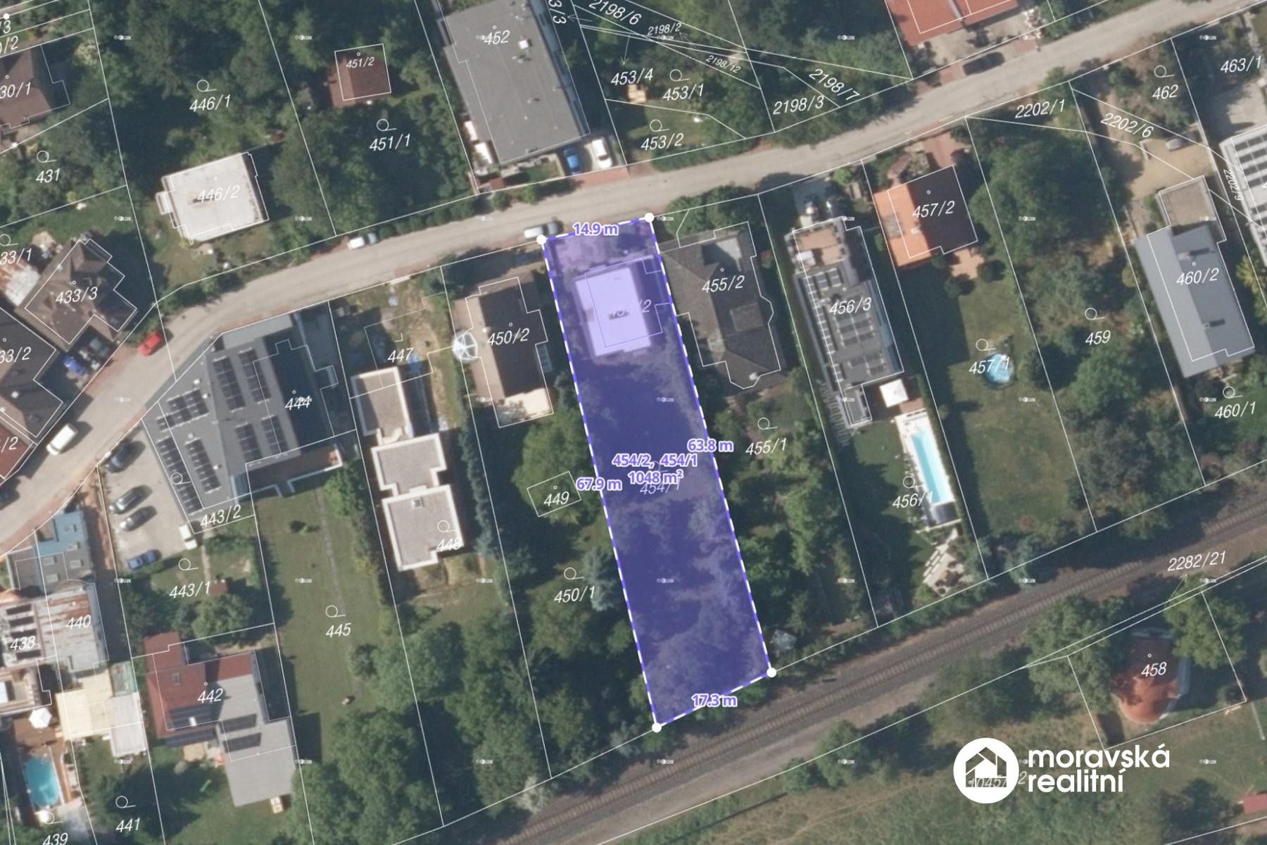 Pozemek pro bydlení · 1 048 m² · Pod viaduktem, Praha - 3