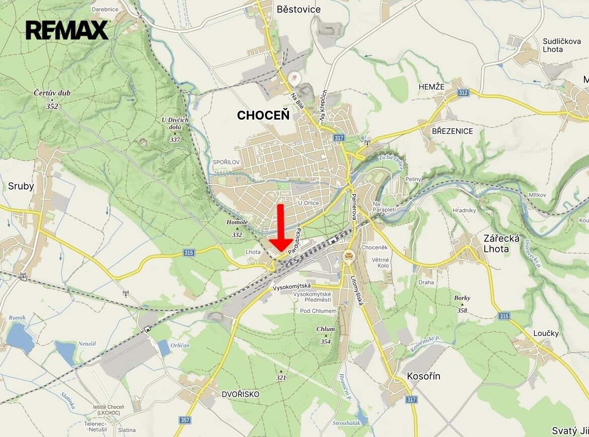 Komerční pozemek · 2 418 m² · Choceň - 3