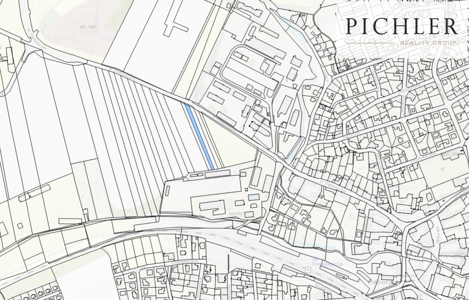 Prodej komerční pozemek - Praha, 1 225 m² - 5