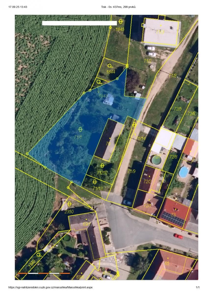 Prodej pozemek pro bydlení - Němčičky, 1 205 m²