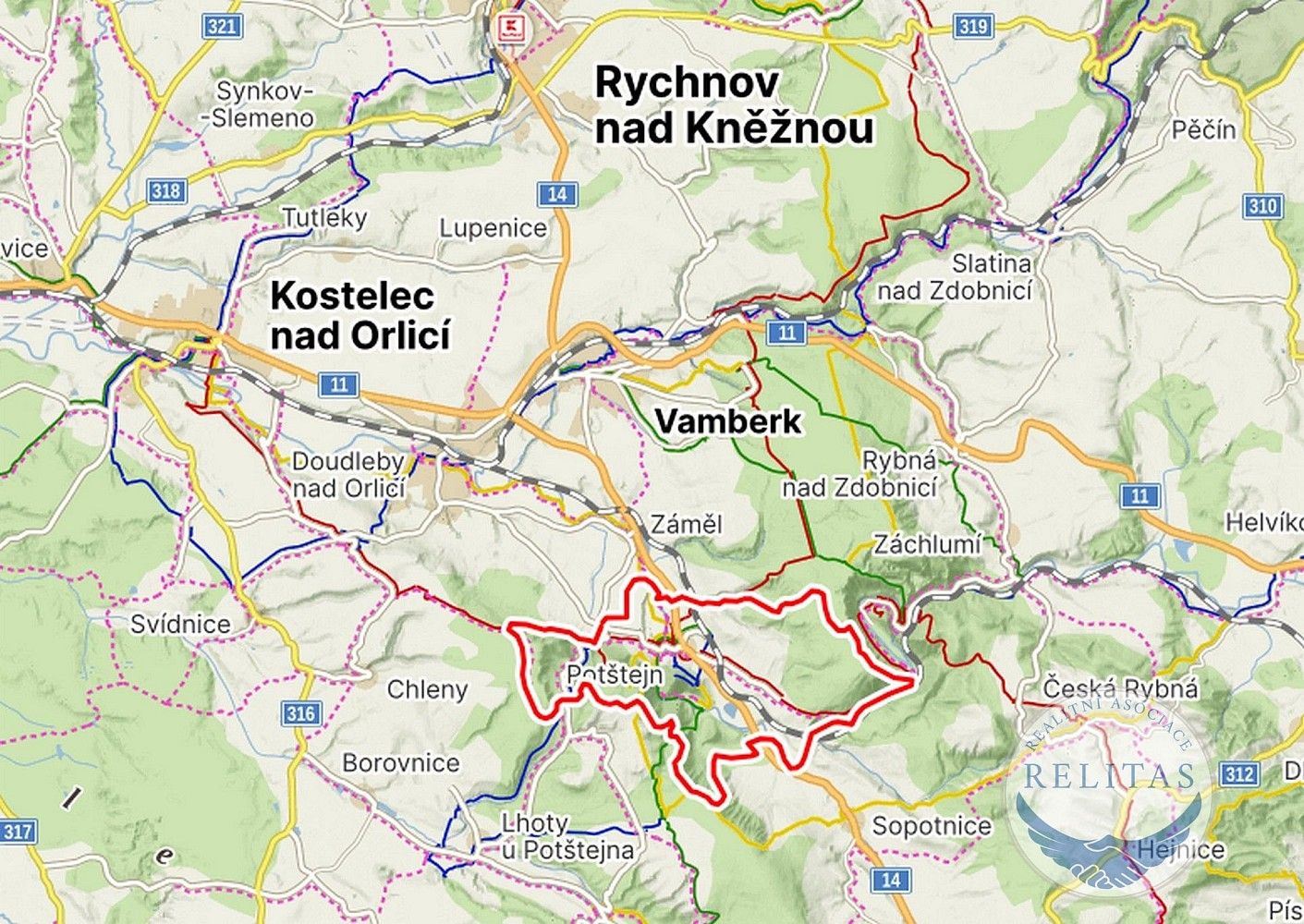Louka · Potštejn, okres Rychnov nad Kněžnou, Královéhradecký kraj - 4