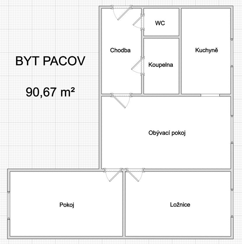 Prodej byt - Pacov, 395 01
