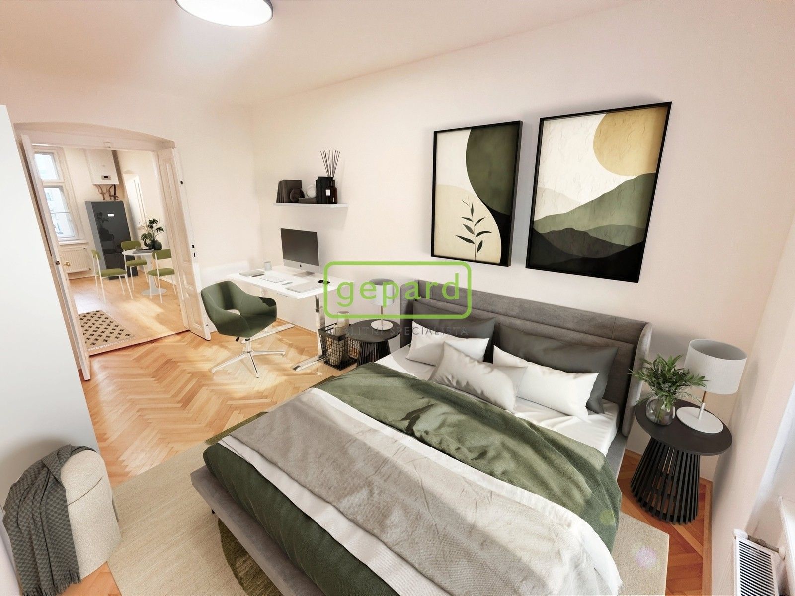 Pronájem byt 2+kk - Vlkova, Praha, 34 m²