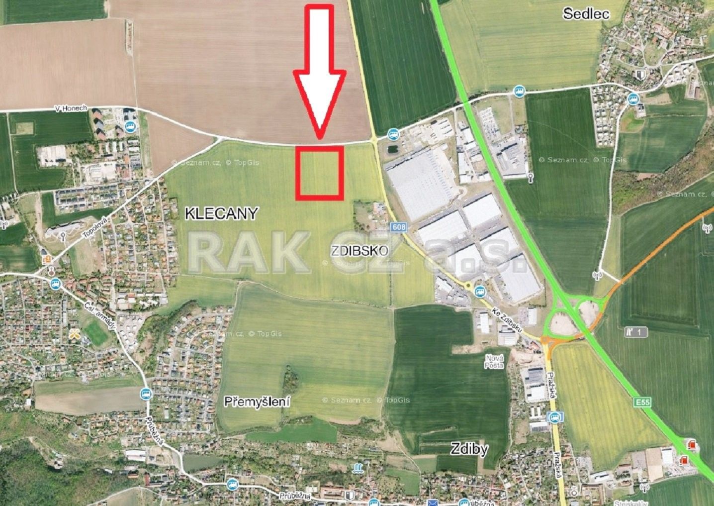 Zemědělský pozemek · 65 213 m² · Zdibsko, Klecany - 4