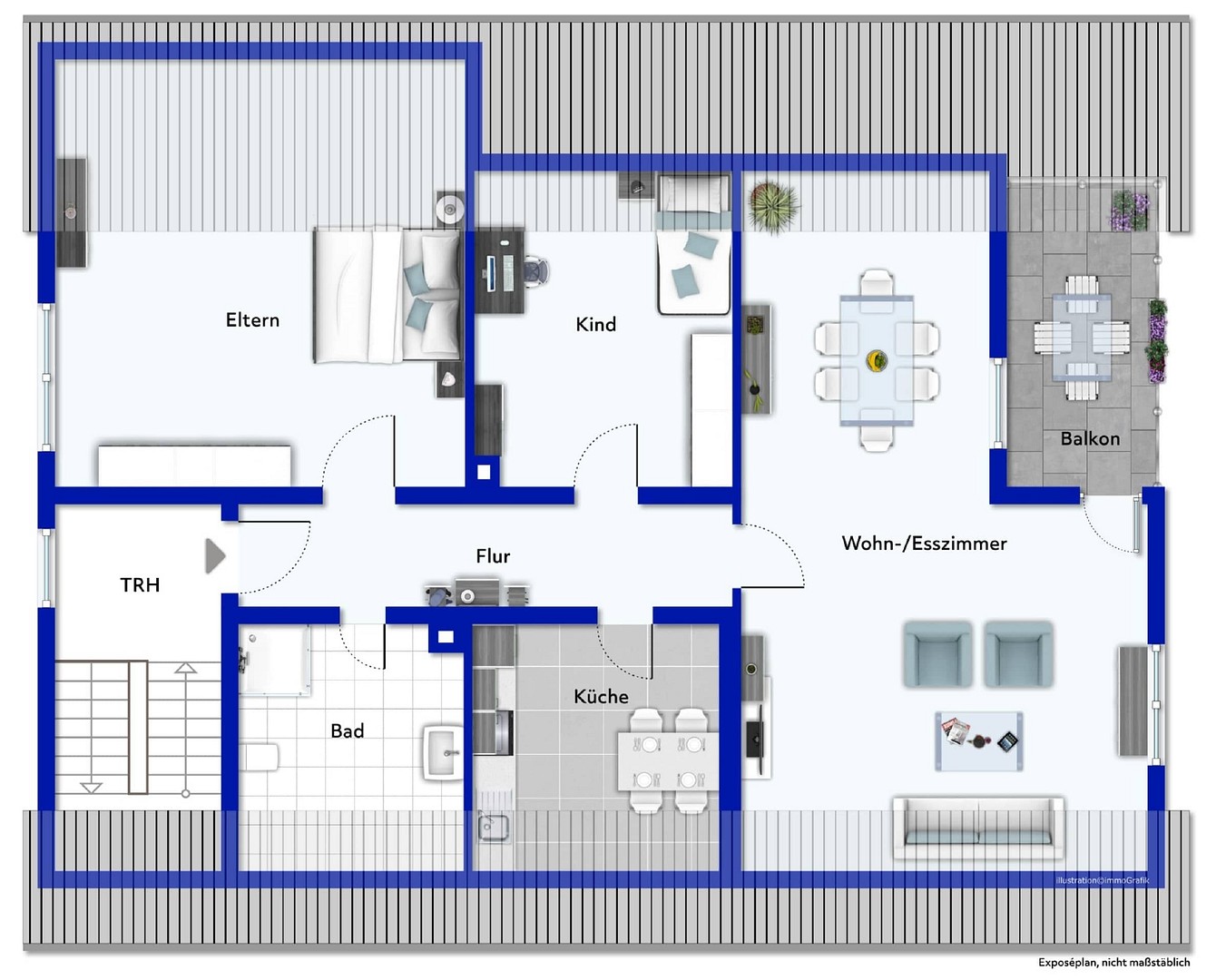 3+kk, , Bádensko-Württembersko, 72 m² - 1
