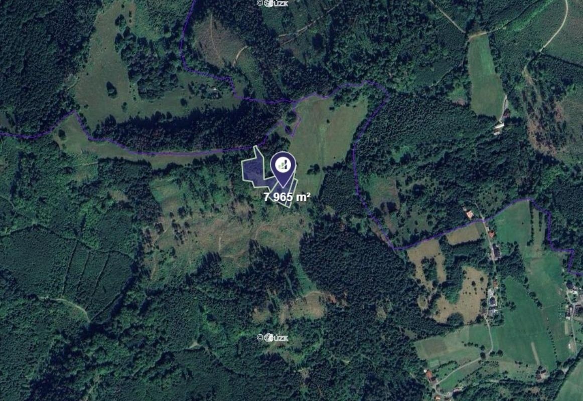 Louky, Dolní Lomná, 3 983 m² - 2