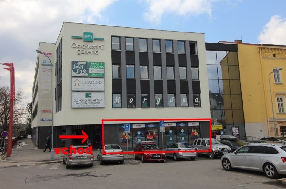 Obchodní prostory, Jihlava, 136 m² - 1